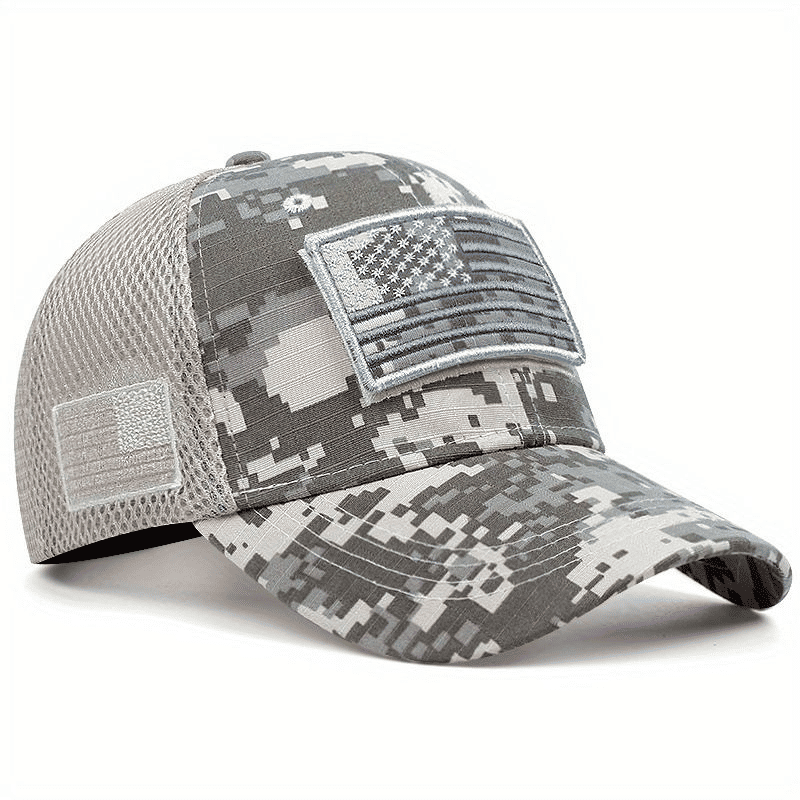 Premium Camo Baseball Cap for Men Women, Adjustable Outdoor Fishing Sport Hat