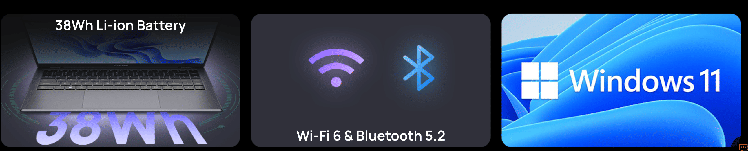 Chuwi GemiBook XPro 14-inch Full HD Ultrabook, Intel N100 16GB 512GB SSD