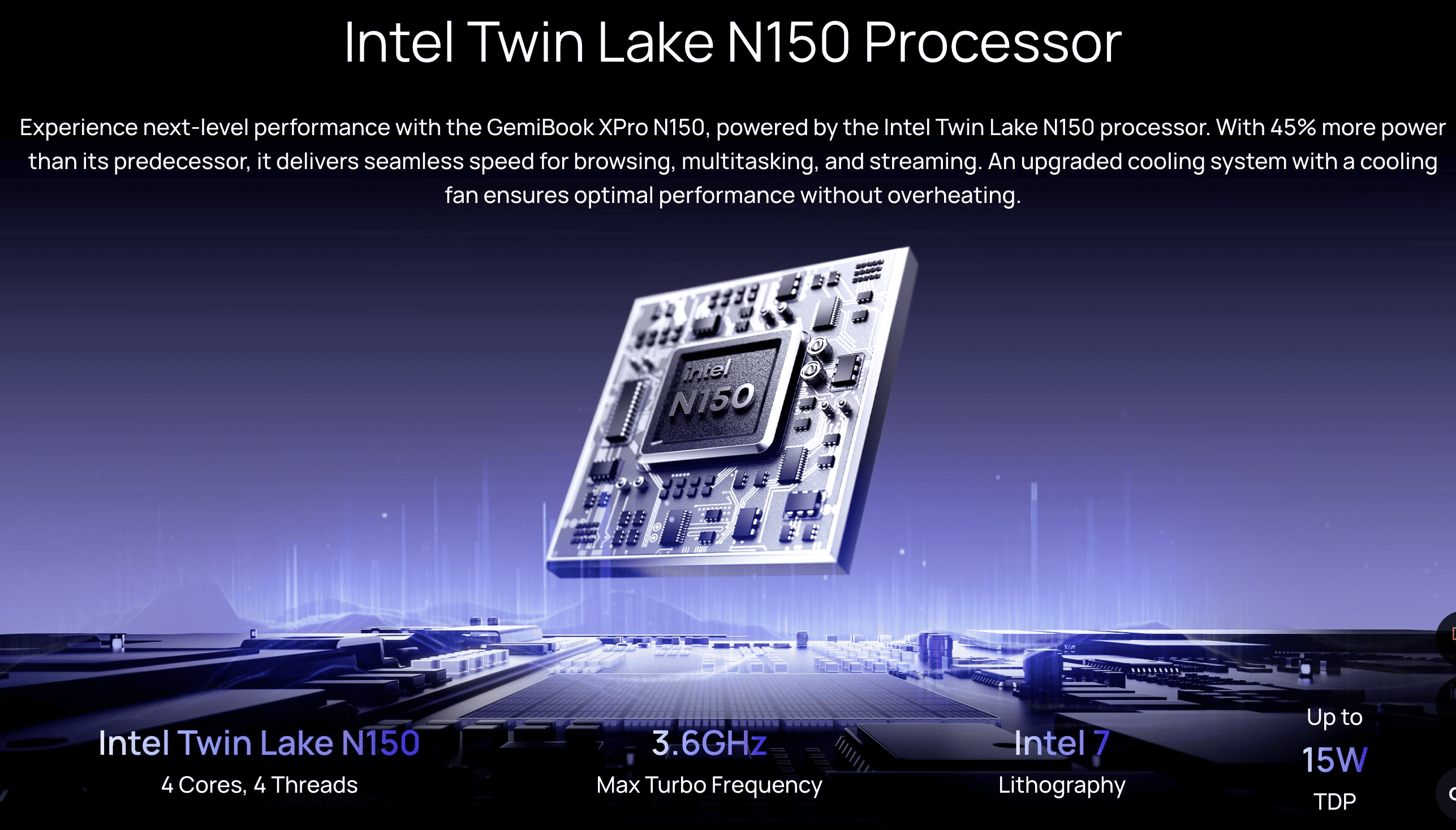 Chuwi GemiBook XPro 14-inch Full HD Ultrabook, Intel N100 16GB 512GB SSD