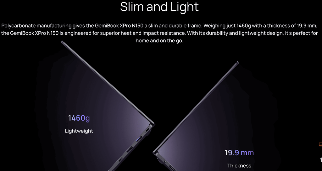 Chuwi GemiBook XPro 14-inch Full HD Ultrabook, Intel N100 16GB 512GB SSD