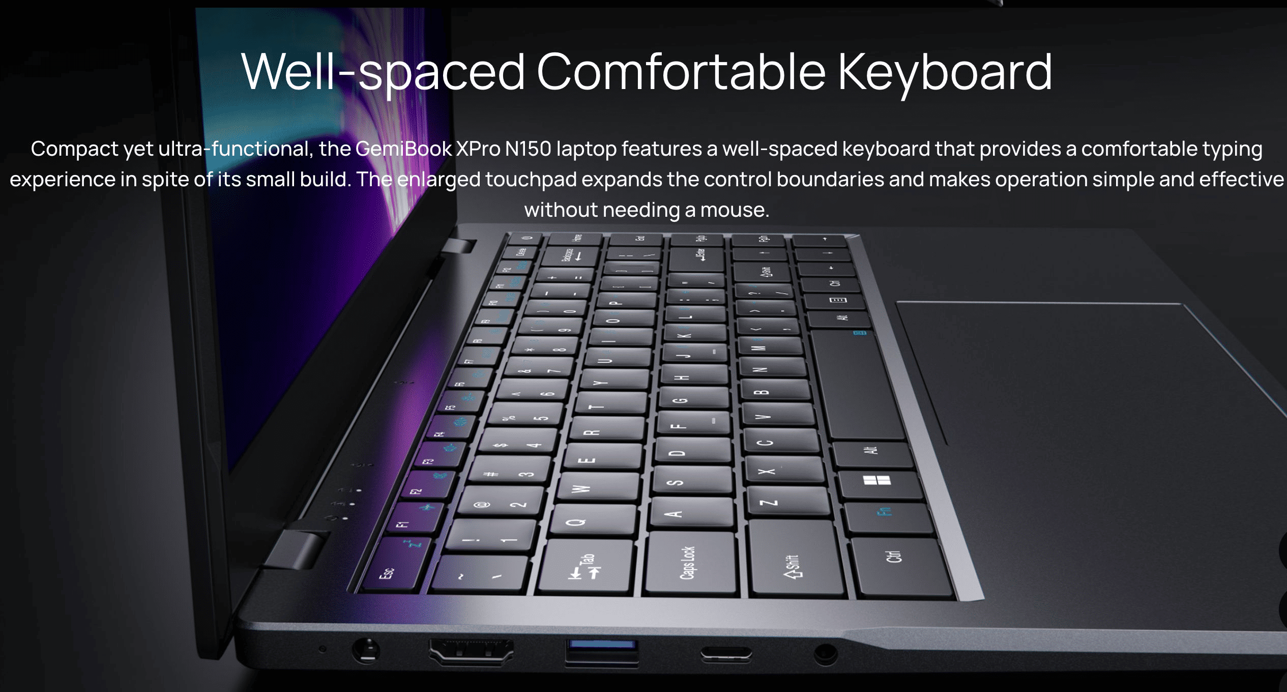 Chuwi GemiBook XPro 14-inch Full HD Ultrabook, Intel N100 16GB 512GB SSD