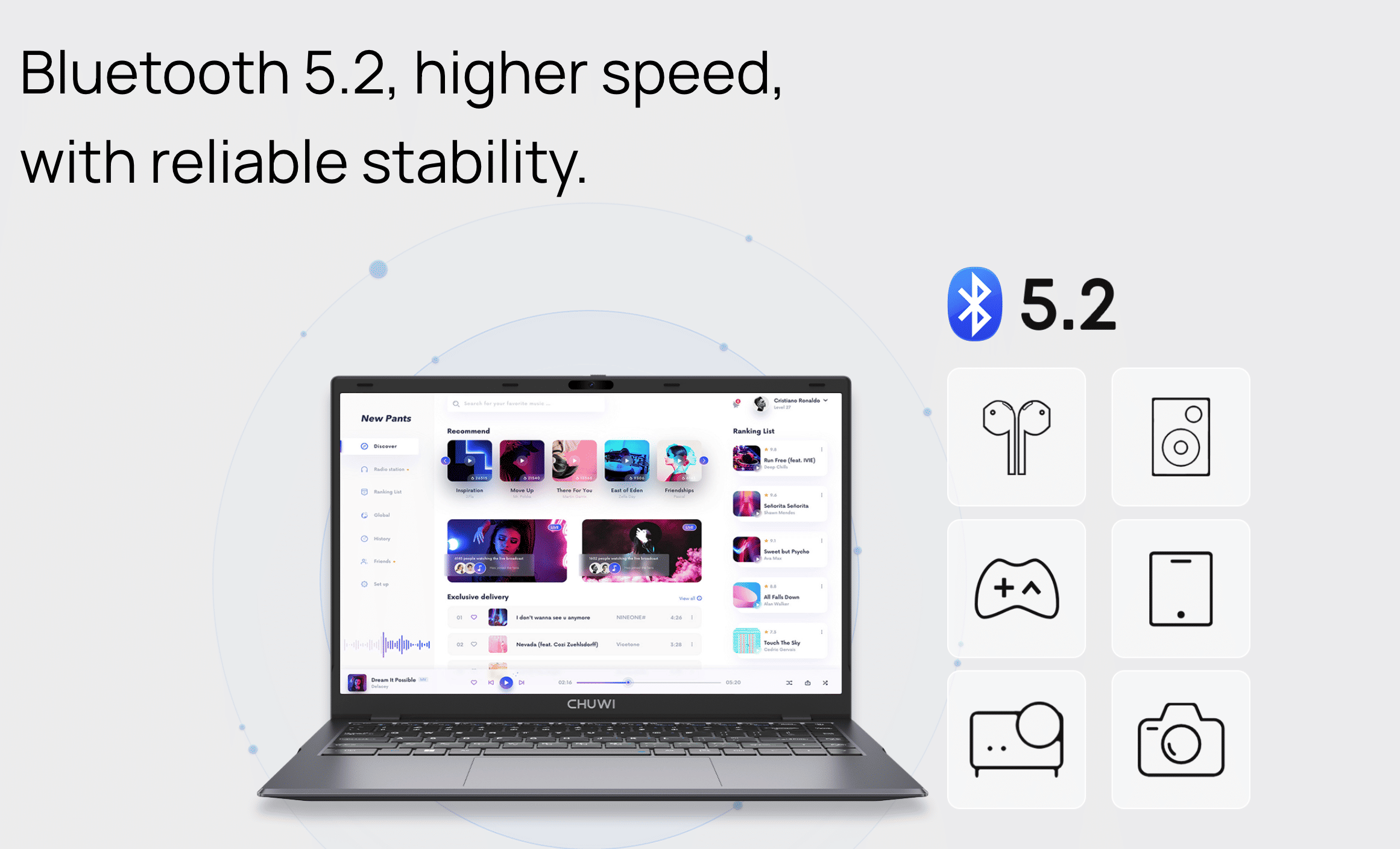 Chuwi GemiBook XPro 14-inch Full HD Ultrabook, Intel N100 16GB 512GB SSD