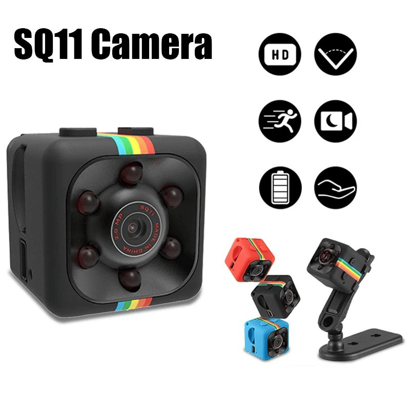 SQ11 1080P 2MP Mini Surveillance Camera for Sports, Recording, & Home Security