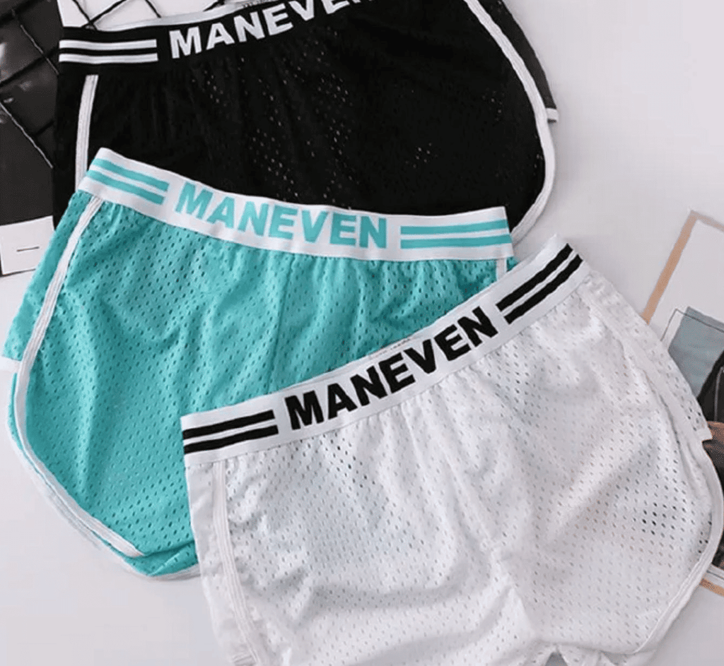 3-Pack Men's Mesh Breathable Boxer Briefs - Soft, Quick-Dry, Comfortable Polyester Fabric