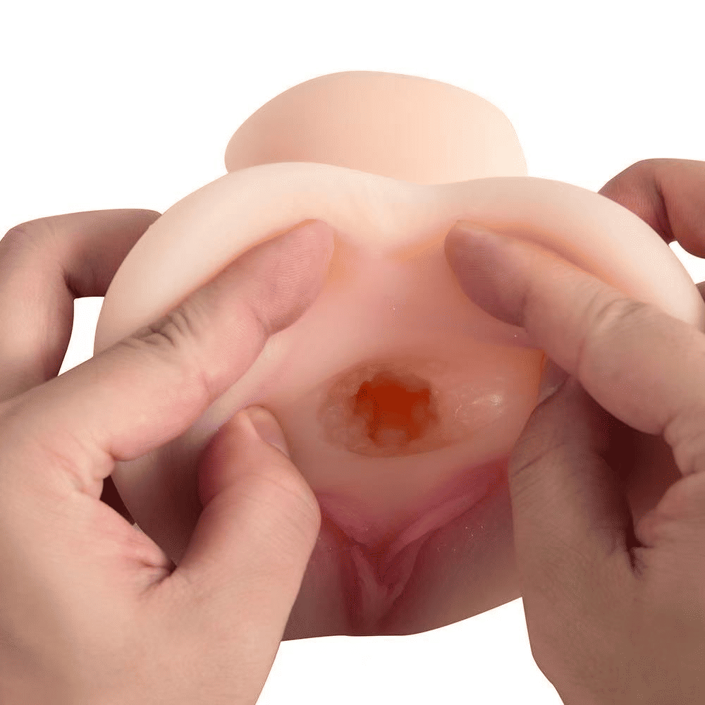 500g Realistic Analog Vagina Masturbator for Men, Reusable Soft Silicone Sex Toy