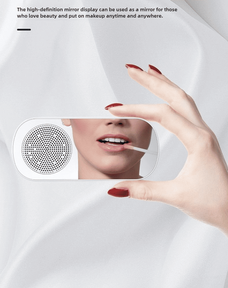 Premium Multifunctional Mirror Bluetooth Speaker, Digital Clock, High Volume, Smart Portable Audio