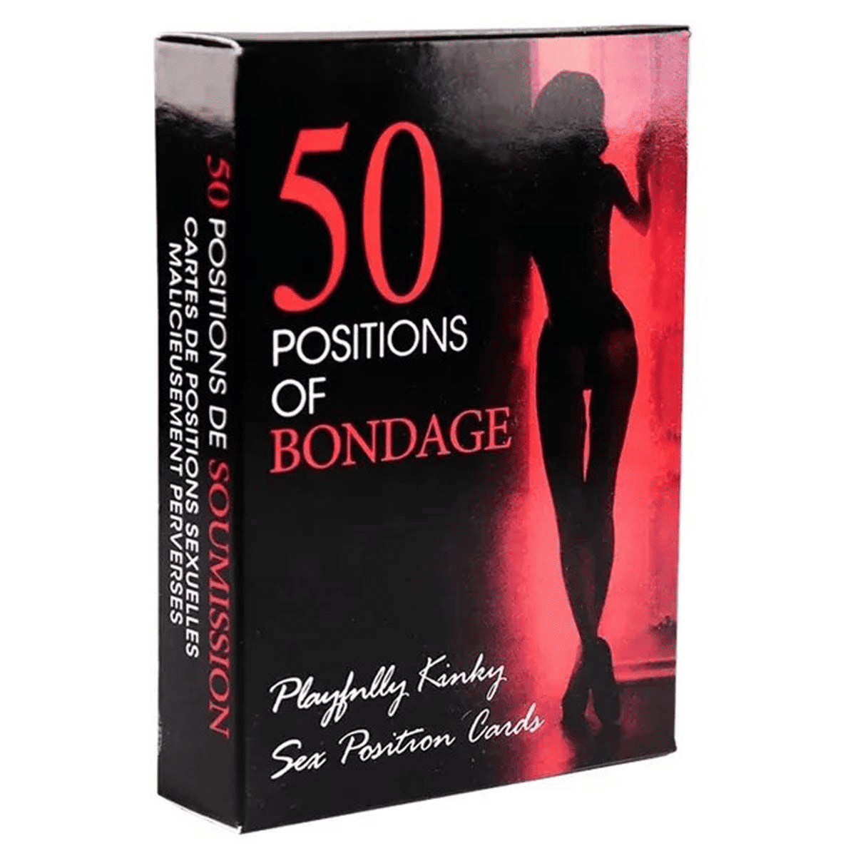 50 Fantasy Bondage Positions Couple Game Cards for Adult Intimate Fun