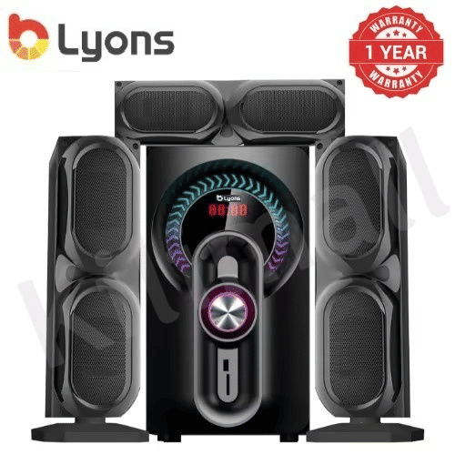 LYONS LYS3602 3.1CH Multimedia Bluetooth Home Theater Speaker System with Remote
