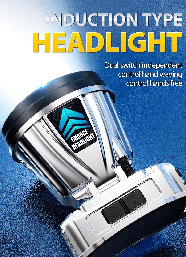 Powerful LED USB Rechargeable Headlight for Outdoor Night Fishing Camping Running