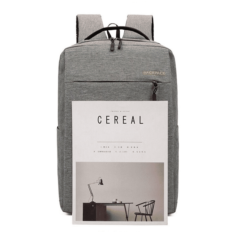 3-Piece Men's Anti-Theft USB Laptop Backpack Set, School Bookbag & Travel Bag