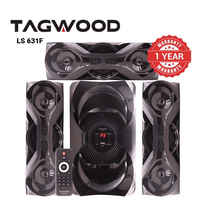 Tagwood 631F 3.1CH Home Theater System Bluetooth Woofer Subwoofer Hi-Fi Speaker
