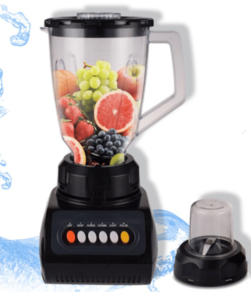 RASHNIK RN-999 1.5L High-Power 2-in-1 Blender Juicer for Home Kitchen