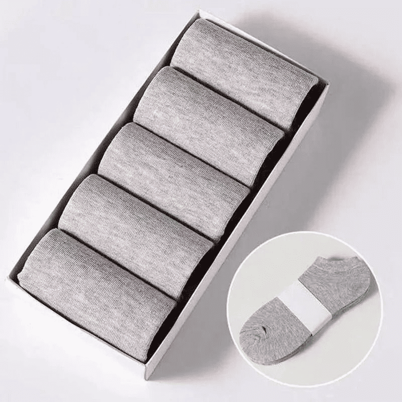 10 Pairs Unisex No-Show Ankle Socks: Breathable, Anti-Odor Comfort Fit