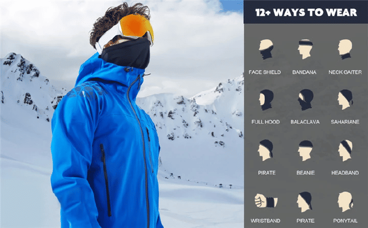 TS Summer Cooling Neck Gaiter UV Protection Breathable Face Cover Scarf