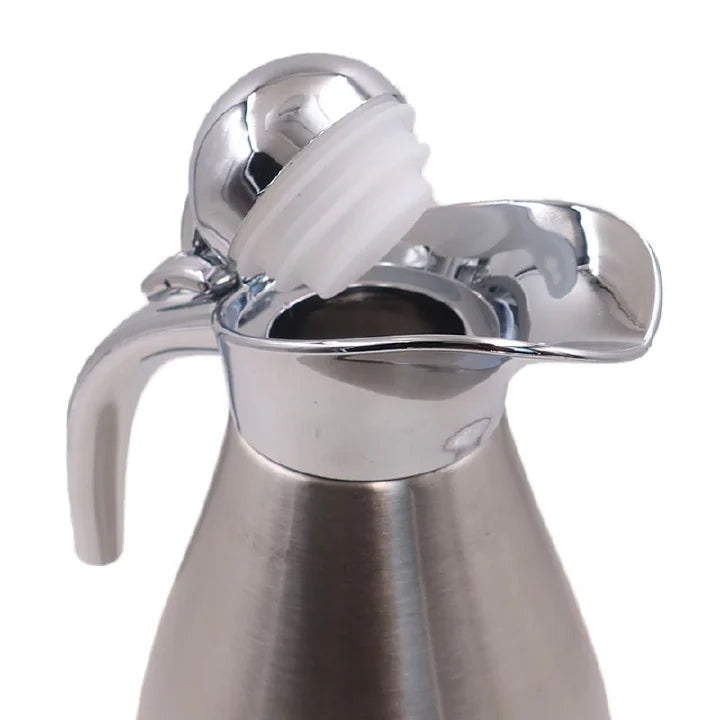 Premium 2.0L Stainless Steel Vacuum Insulated Coffee Pot & Thermos Flask